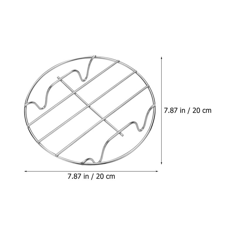 Round Steaming Roasting Rack, Durable Kitchen Tool for Versatile Cooking - Image 2