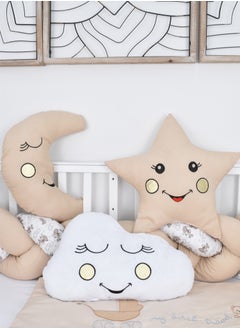 FUN MOMENT Snail Baby Bed Rails with Mattress and Pillows 6 Pieces  - Image 3