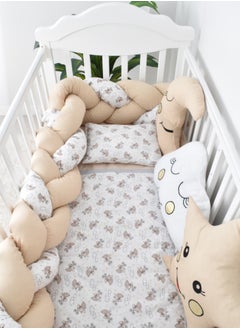 FUN MOMENT Snail Baby Bed Rails with Mattress and Pillows 6 Pieces  - Image 5