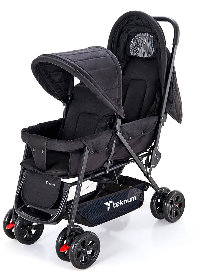 Double Stroller Combo - Black - pzsku/ZAB22DD4063B80935EA0AZ/45/_/1723197619/0e464f2f-dbd5-4327-9c3f-bc9f6946b7f7