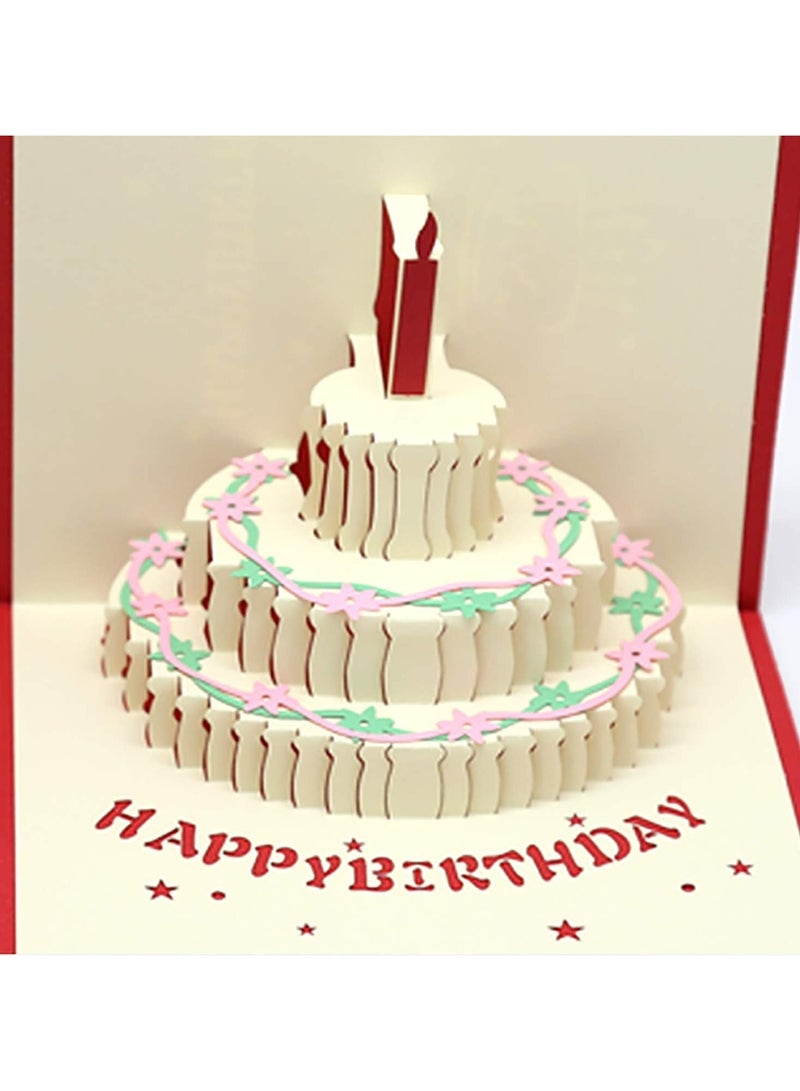 Oasisgalore Pop Up Cards Birthday, 3D Gift Birthday Card for Women, Wife, Boys, Men  - Image 3