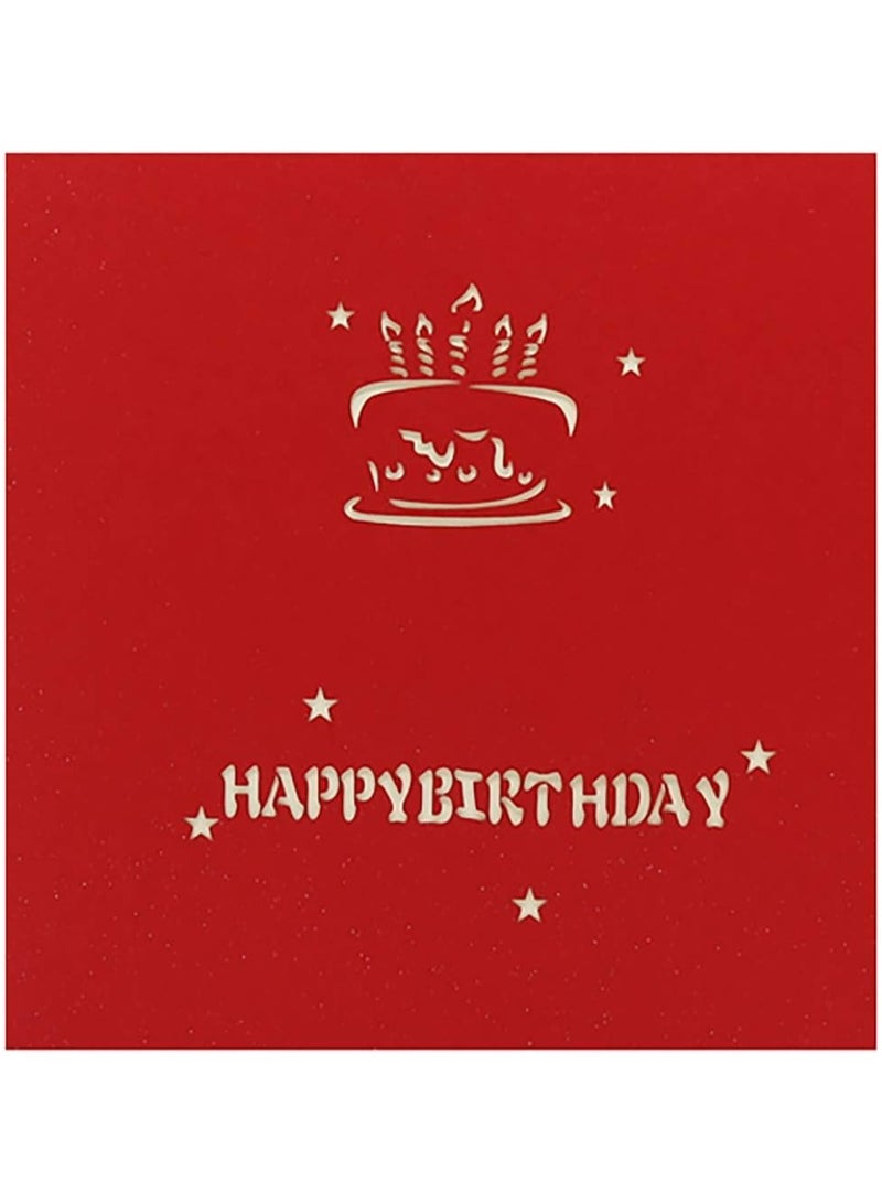 Oasisgalore Pop Up Cards Birthday, 3D Gift Birthday Card for Women, Wife, Boys, Men  - Image 5