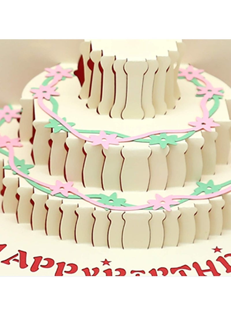 Oasisgalore Pop Up Cards Birthday, 3D Gift Birthday Card for Women, Wife, Boys, Men  - Image 4