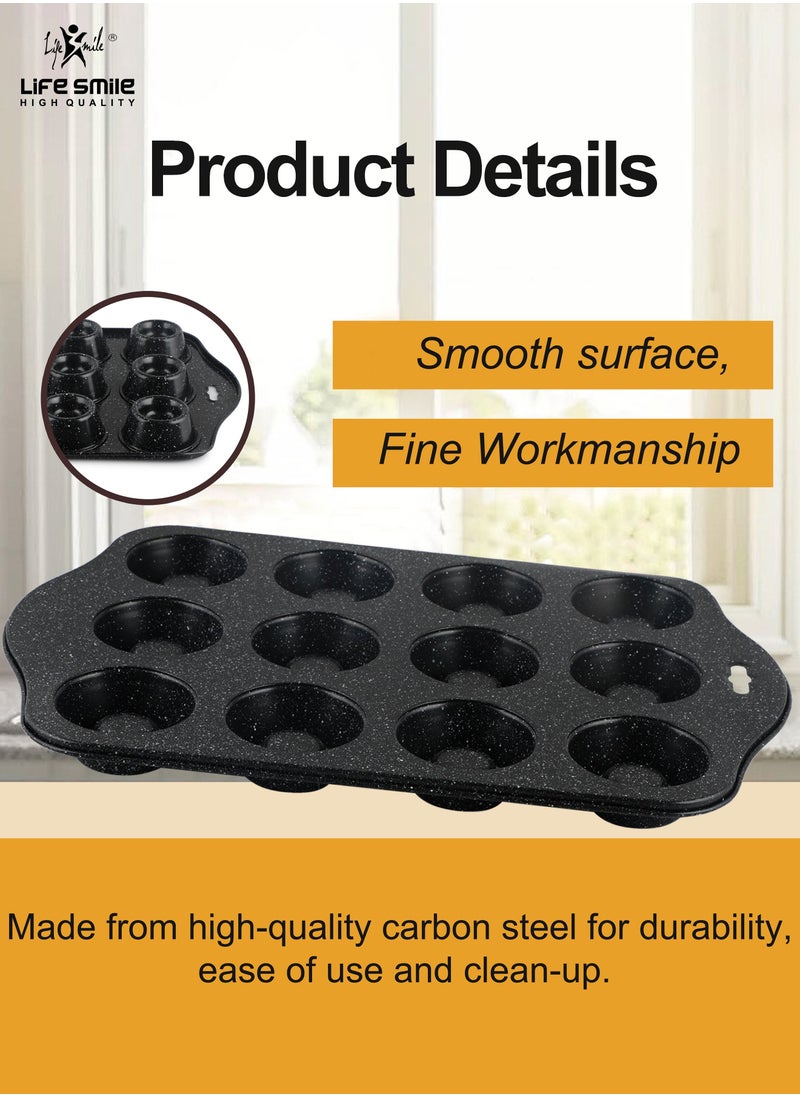 Life Smile Non-Stick Carbon Steel Baking Pans | The Perfect Way to Bake Without Mess  - Image 3