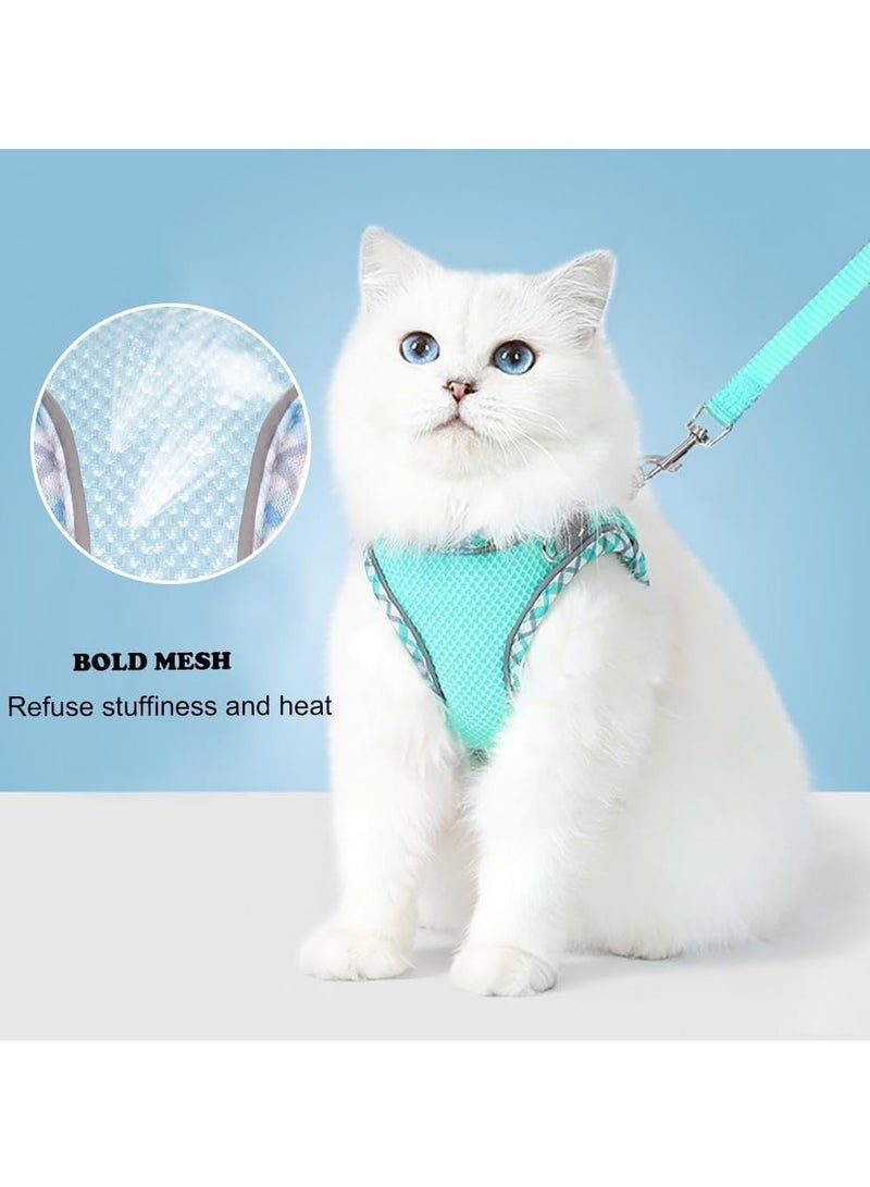 فيبارتي تسخير للكلاب الصغيرة والمتوسطة ، لا يوجد حزام جرو ومجموعة مقود ، حزام سهل المشي للكلاب للمشي والجري والتدريب ، صغير مريح وحزام متوسط ، قابل للتعديل ، متين ، مثالي للاستخدام اليومي - Image 2