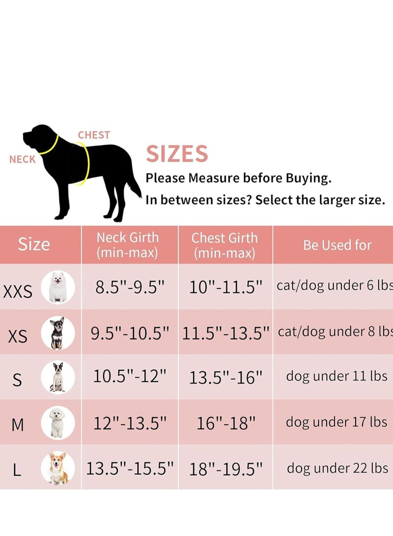 فيبارتي تسخير للكلاب الصغيرة والمتوسطة ، لا يوجد حزام جرو ومجموعة مقود ، حزام سهل المشي للكلاب للمشي والجري والتدريب ، صغير مريح وحزام متوسط ، قابل للتعديل ، متين ، مثالي للاستخدام اليومي - Image 5