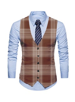 KUYING New Fashionable Personalized Printed Men's Suit Vest  - Image 1