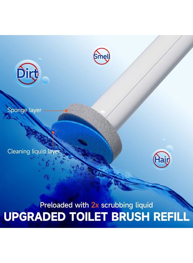 CTIME Disposable Toilet Brush with 30 Brush Heads - Image 4