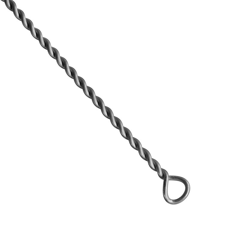 EISCO Nylon Cleaning Brush with Fan-Shaped End, 15" - Twisted Stainless Steel Wire Handle - Ideal for 1.6" - 2" Diameter Glassware, Beakers, Test Tubes, Cylinders, Flasks, Cups, Jars, Vases - Image 3