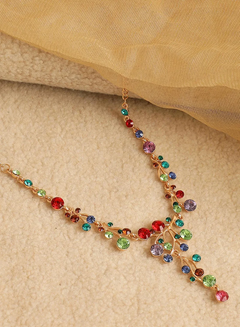 SOHI Stone Designer Artificial Necklace Jewellery