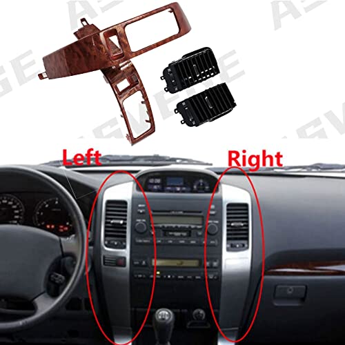 ASVEGE Center Dash A/C Outlet Air Vent Panel for TOYOTA PRADO Lexus GX470 2002-2009 55474-60040 (Burgundy) - Image 2