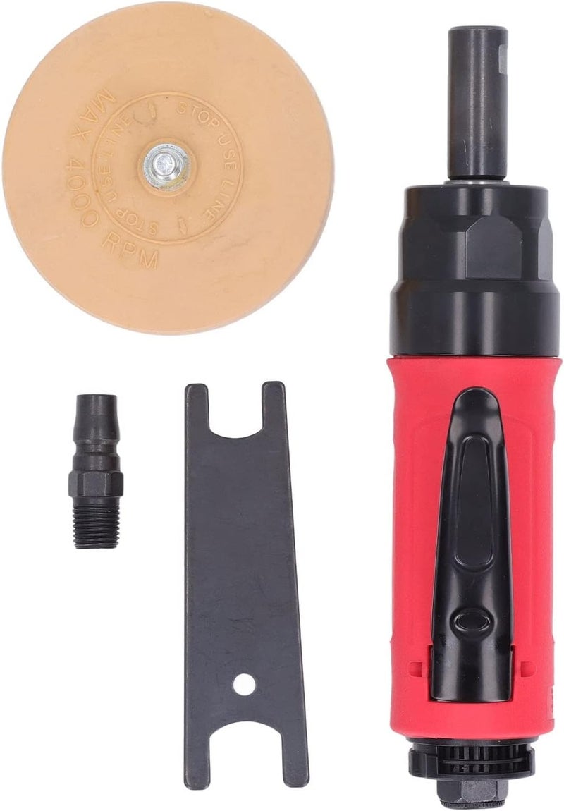 Air Die Grinder 4000rpm Straight Pneumatic Grinding Machine, High - Speed Air Grinder Tool Set with 88mm Disc for Metal Polishing and Deburring - Image 1