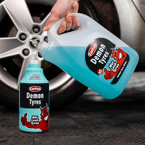 CarPlan Demon Tyres 169 fl Oz (5L) Refill Pack - Wet Look Tyres - Image 2