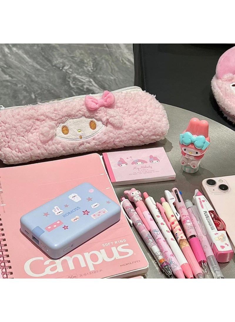 Generic - Anime Cartoon Melody Plush Rabbit Bunny Pen Bag Student Stationery - Image 1