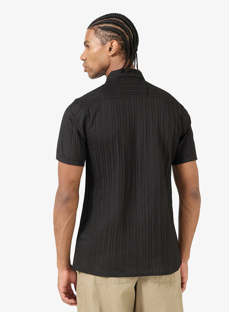 سفنتي فايف قميص كلاسيكي بقصة عادية - Image 2