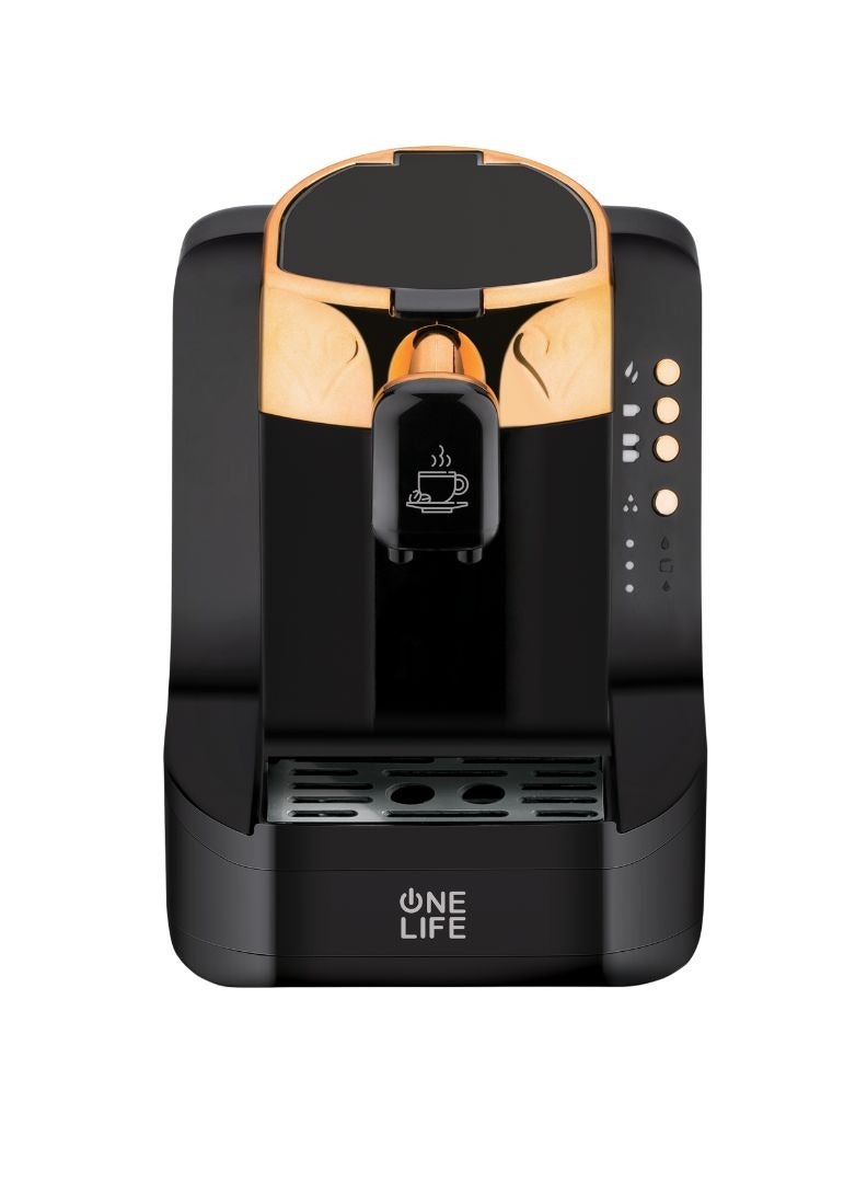 ون لايف ماكينة صنع القهوة التركية 750 وات TC75S 1 لتر (GOLD) - Image 3