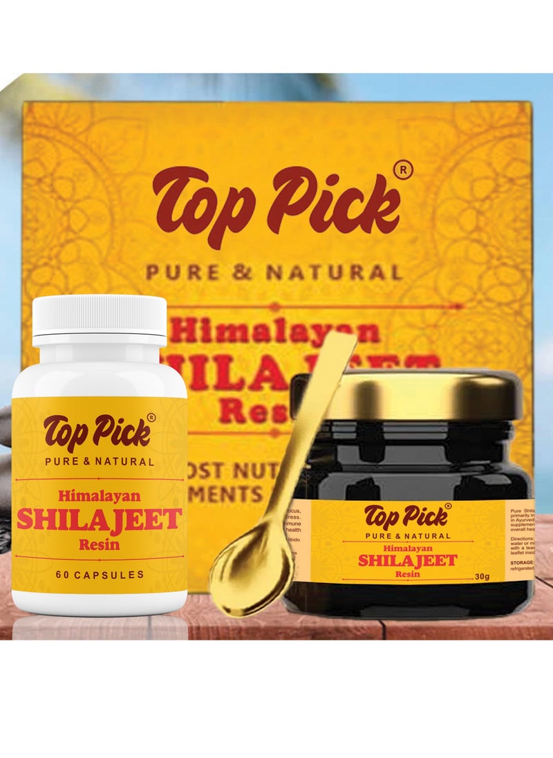 Top Pick - Pure  Natural Himalayan Shilajit Resin Combo - Image 1