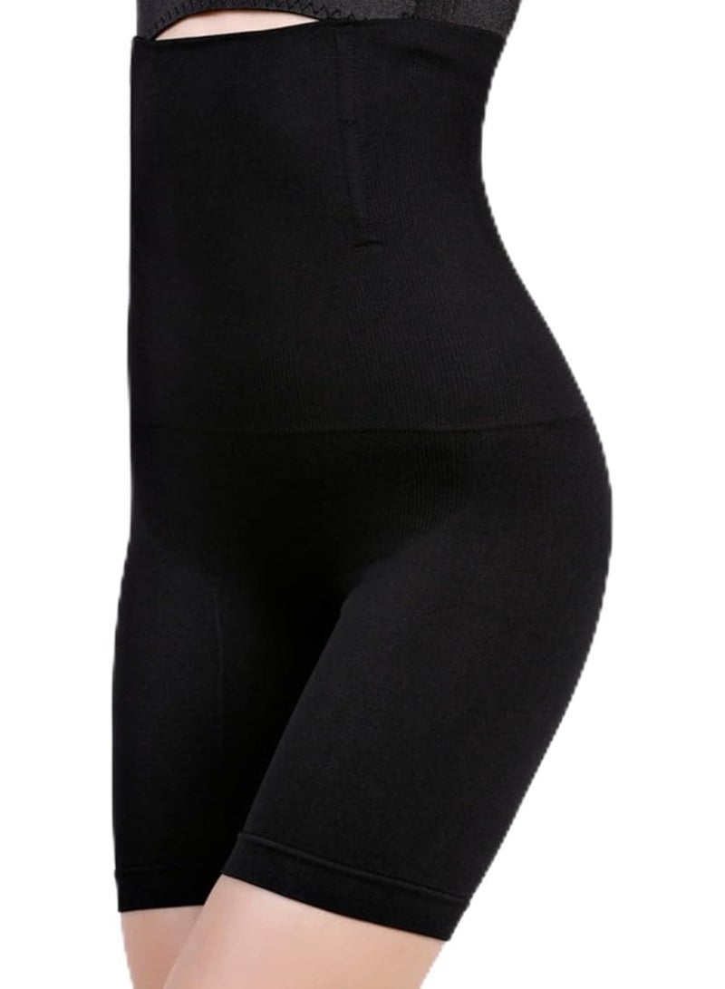 1pcs High Waisted Body Shaper Shorts Shapewear for Women Tummy Control Thigh Slimming Technology (Black, XL/XXL) - Image 1