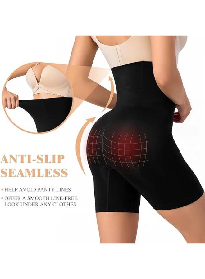 1pcs High Waisted Body Shaper Shorts Shapewear for Women Tummy Control Thigh Slimming Technology (Black, XL/XXL) - Image 4