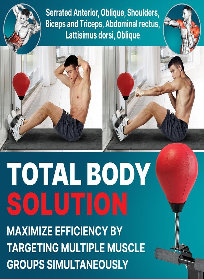 Glacial Doorway Sit-Up Exercise Bar with Punching Bag - Complete Upper Body and Abs Workout in One - Image 4