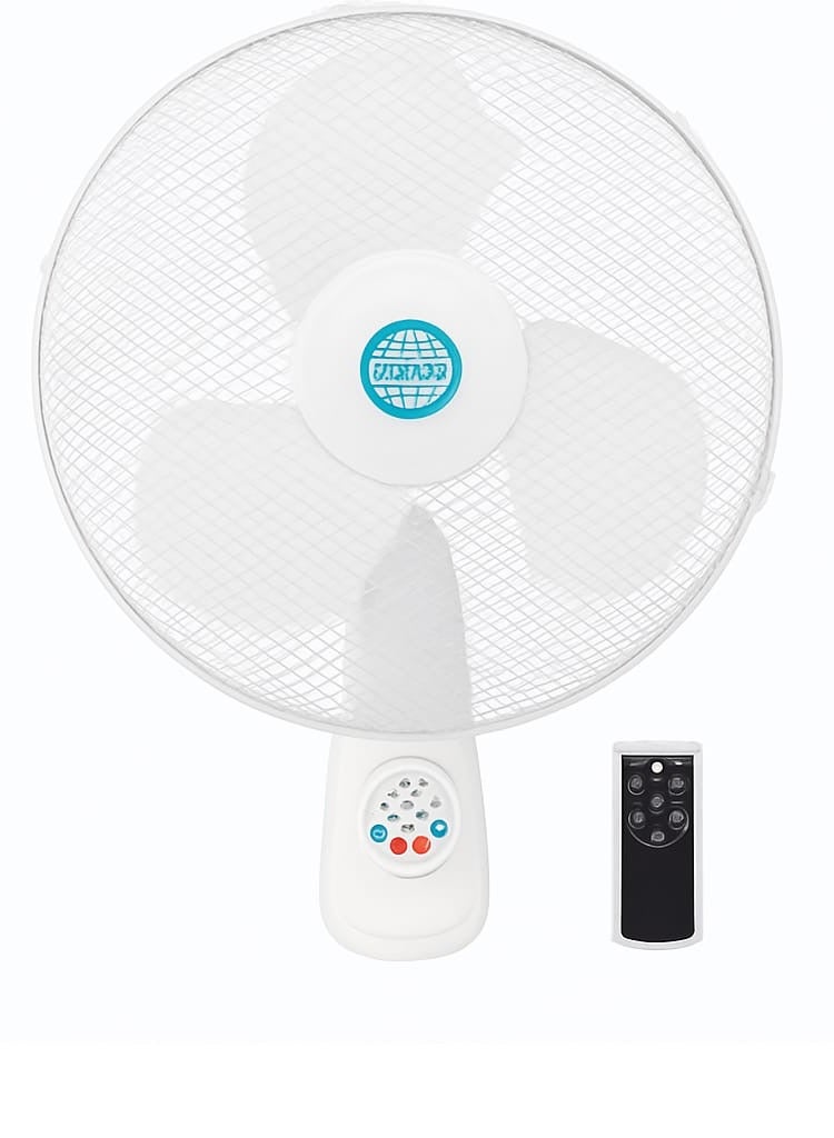 الرائد مروحة حائط ١٦ بوصة مع جهاز تحكم عن بُعد | ٣ إعدادات للسرعة، مؤقت ٧.٥ ساعة، محرك قوي - Image 1