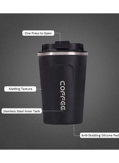 Marzo Vacuum Insulated Coffee Mug Black 510ml  - Image 4