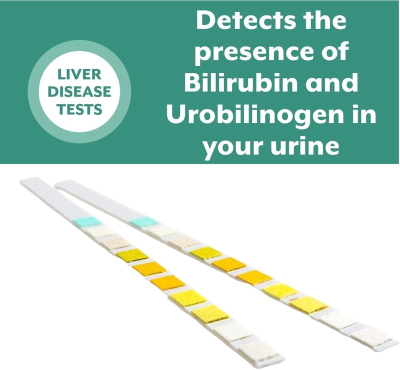 One Step 5 x Home Liver Disease Function Urine Health Check Tests - Image 2