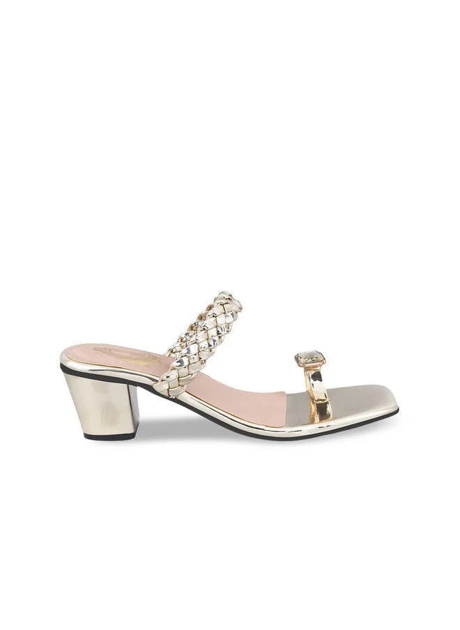 شوتوبيا Shoetopia Girls Embellished Block Heels