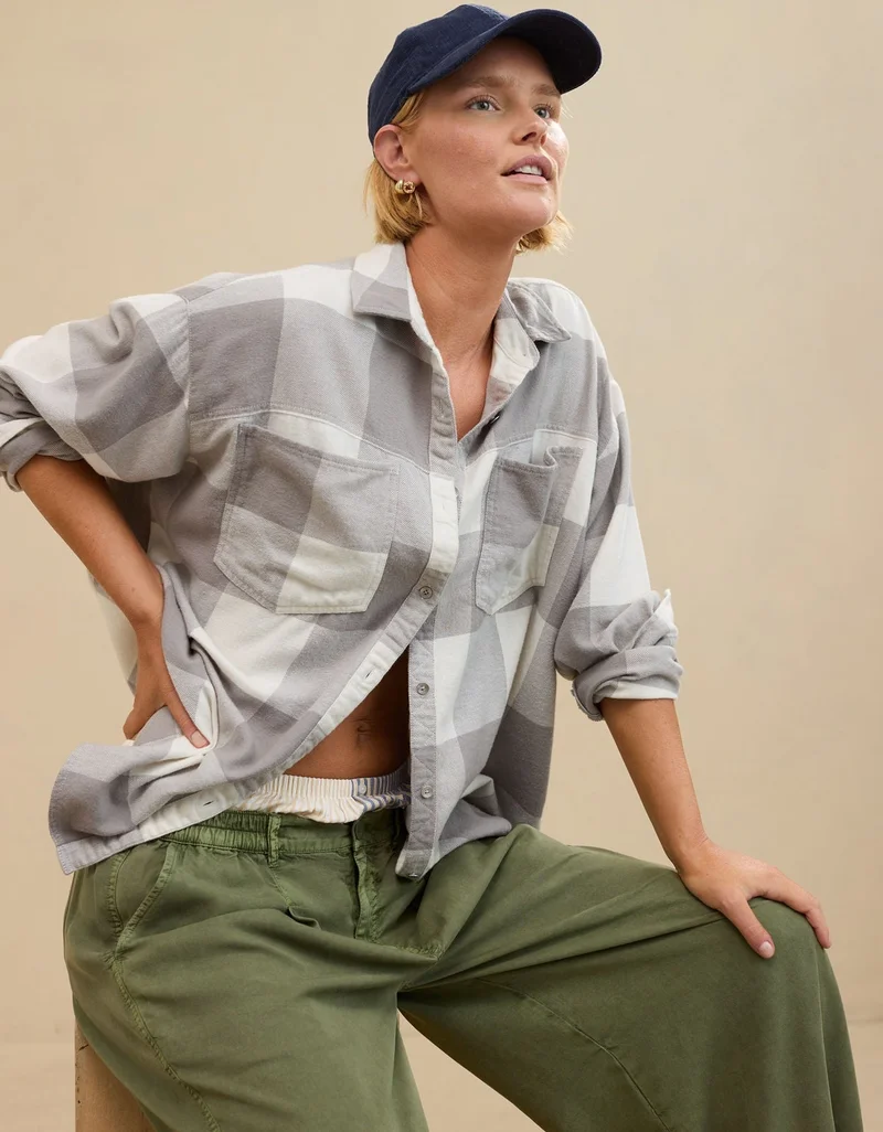 Aerie Aerie Anytime Fave Flannel Shirt