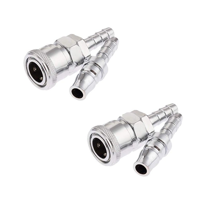 APPSTER 10 Set (10pcs SH20 + 10Pcs PH20) Pneumatic Fittings Air Line Hose Compressor Connector Quick Release Coupler 1/4 BSP Air Line Fittings for 8mm (inner diameter) (10 Set) - Image 1