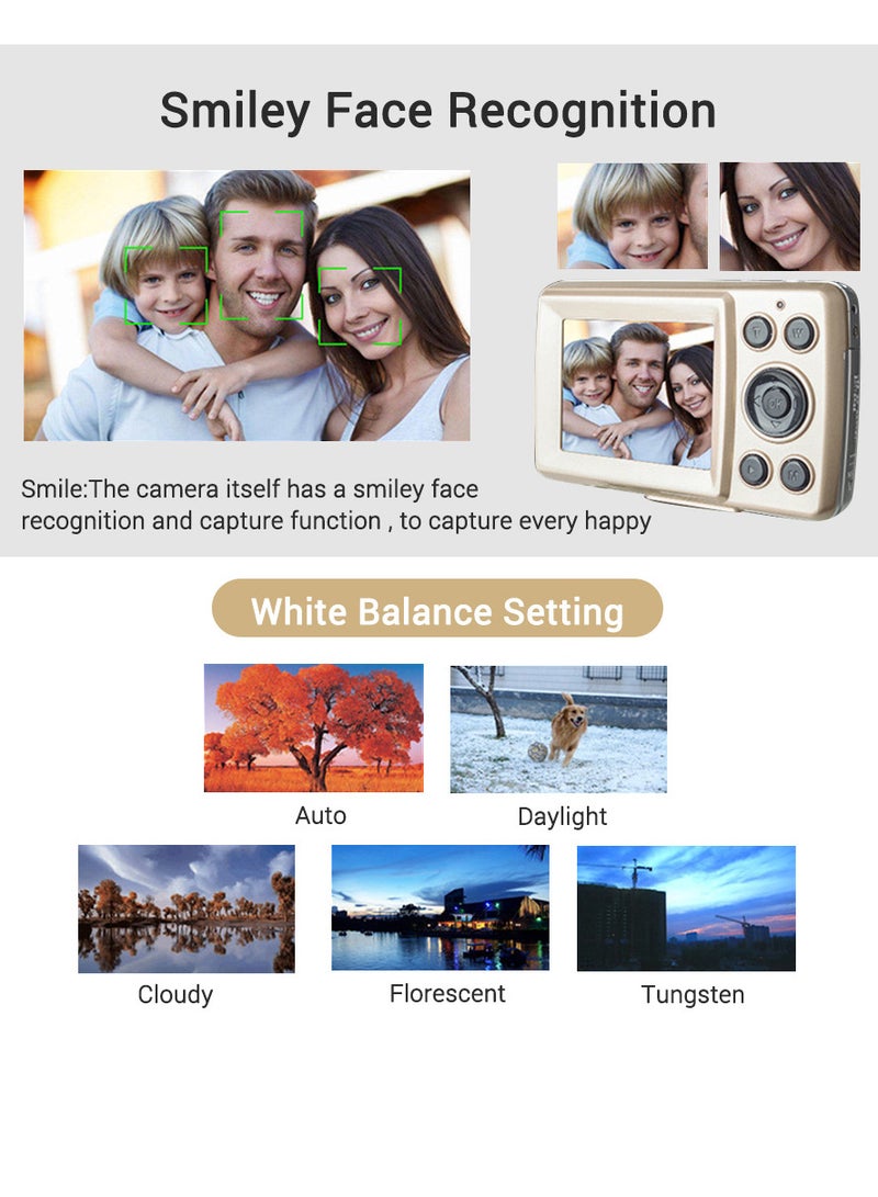 Generic HD 1080P Kids Camera Camcorder 16MP 16X Digital Zoom with 1.77 Inch LCD Screen  - Image 4