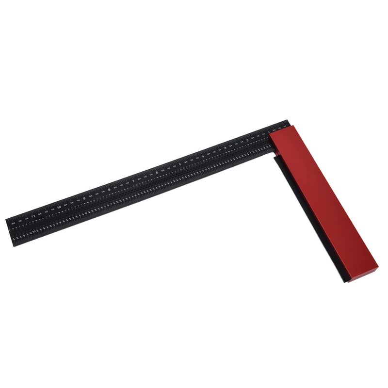 12 Inch L Shaped Ruler Carpenter Square Metal Measuring Tool for Woodworking Framing and Multi Cutting Tasks - Image 3