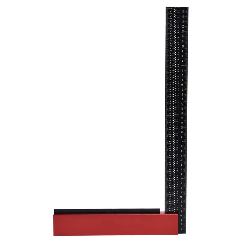 12 Inch L Shaped Ruler Carpenter Square Metal Measuring Tool for Woodworking Framing and Multi Cutting Tasks - Image 5