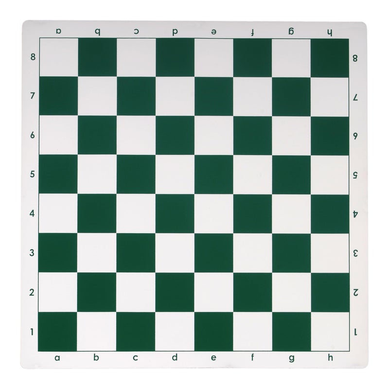 WE Games Tournament Roll Up Vinyl Chess Board Green and White - Image 3