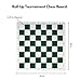 WE Games Tournament Roll Up Vinyl Chess Board Green and White - Image 4