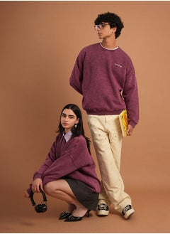 Burgundy Washed Boxy Crewneck - pzsku/ZAB246ADA18EE6ED6963CZ/45/_/1737917499/a924964b-cf39-458b-bf4c-2f30eb1b67a2