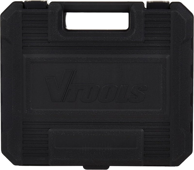 VTOOLS 12V Cordless Drill Driver With 1.5 Ah Lithium-Ion Battery, 1 Charger & 2 Battery, 2-Variable Speed, 10Mm Chuck, Built-In Led Light, Carrying Case, Blue, Vt1202-Bmc - Image 4