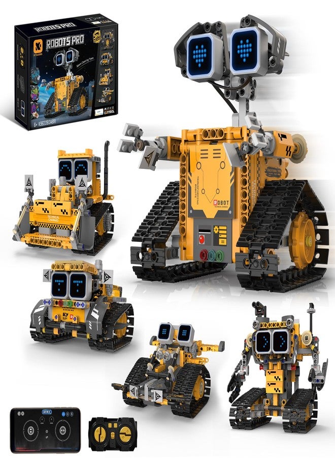 Sciencow STEM Robot Building Kit, 5-in-1 Remote Control Building Toys Kit,Chirstmas Birthday Gift for Boys Ages 8 9 10 11 12 13 14 - Image 1