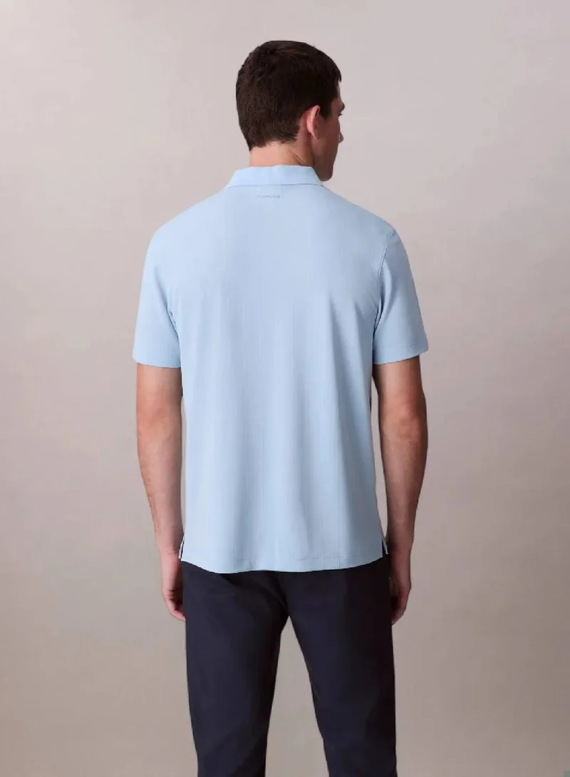 Calvin Klein Stripe Strech Jacquard Polo