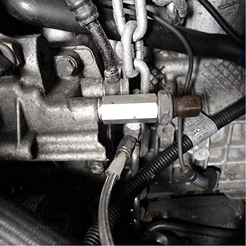 Larlansz Stainless Steel 1/8 BSPT Oil Pressure Sensor Tee to 1/8 NPT adapter Fitting for Turbo oil Supply Line and Oil Pressure Gauge - Image 2