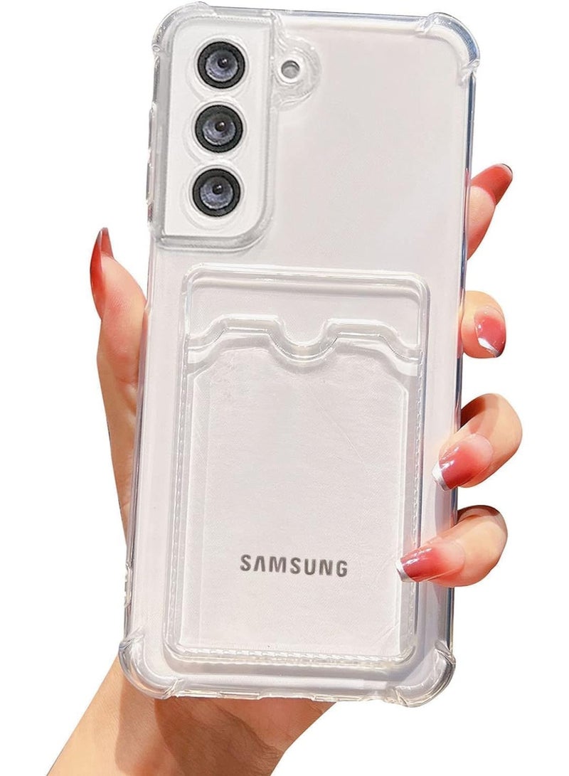 Compatible with Samsung Galaxy S21 plus Case Cover Premium Slim Soft Shockproof Wallet Case with Card Holder and Camera Protection for Samsung S21+ (Samsung Galaxy S21+)  - Image 1