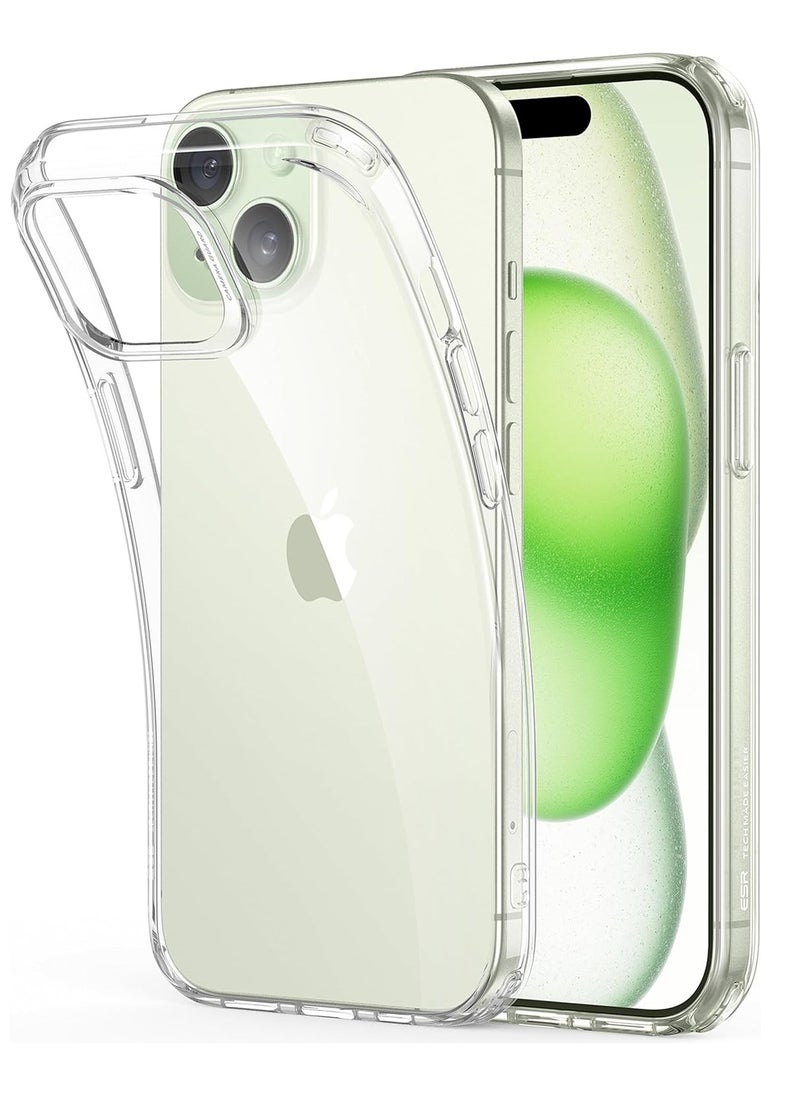 ESR - Clear Case Compatible With Iphone 15 Case Shockproof Thin Cover Yellowing Resistant Slim Transparent Tpu Phone Case Zero Series Clear - Image 1