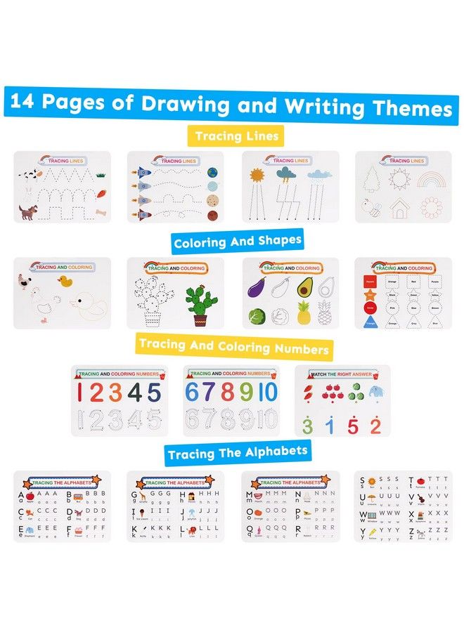 HAN-MM Montessori Preschool Learning Activities Newest 30 Themes Busy Book Preschool Workbook Activity Binder Montessori Toys For Toddlers Autism Learning Materials And Tracing Coloring Book - Image 3