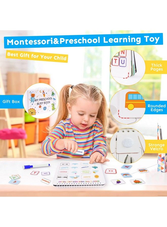HAN-MM Montessori Preschool Learning Activities Newest 30 Themes Busy Book Preschool Workbook Activity Binder Montessori Toys For Toddlers Autism Learning Materials And Tracing Coloring Book - Image 4