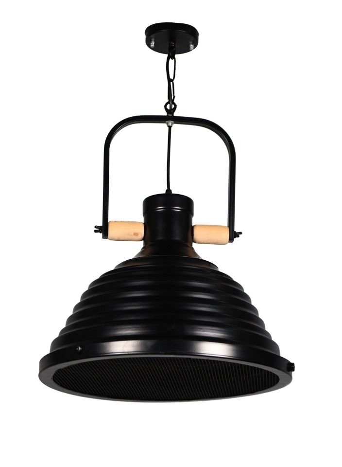 El Rawda Lighting Tassel Ceiling Lamp | modern decorative LED E27 pendant light ceiling lamp hanging | suitable for any room | Color: Black | Size: 65x40 cm - Image 3