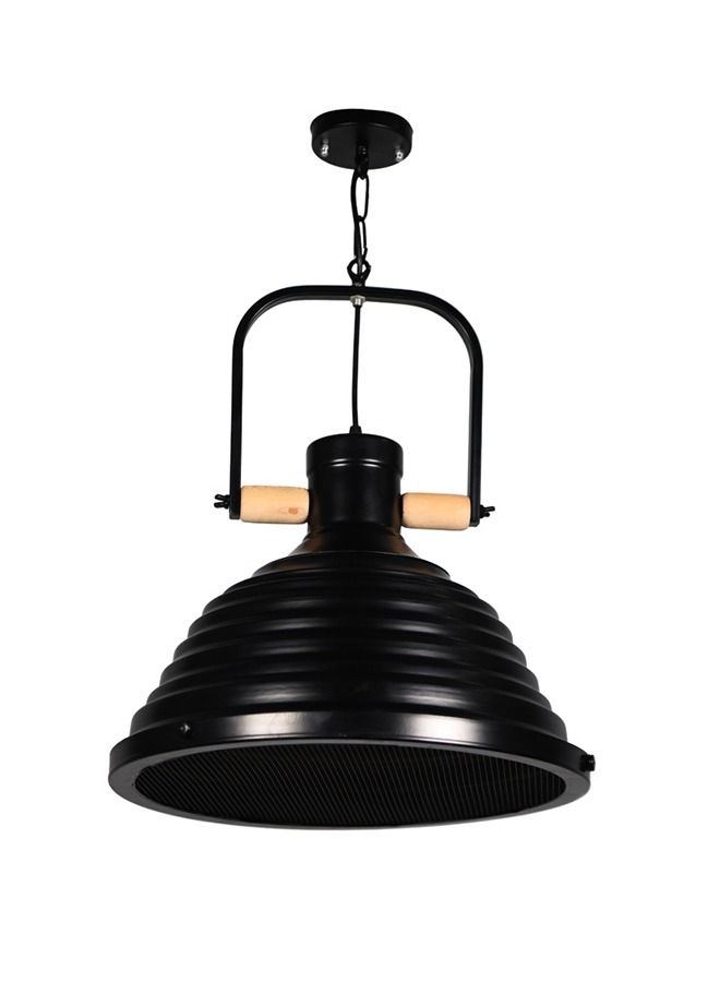 El Rawda Lighting Tassel Ceiling Lamp | modern decorative LED E27 pendant light ceiling lamp hanging | suitable for any room | Color: Black | Size: 65x40 cm - Image 5