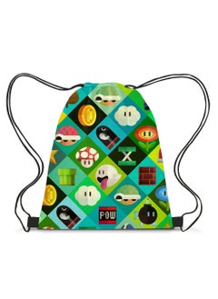 Mario Mario Drawstring Bag Backpack 35*45cm 