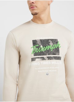 Seventy Five Basics Graphic Long Sleeve T-Shirt  - Image 3