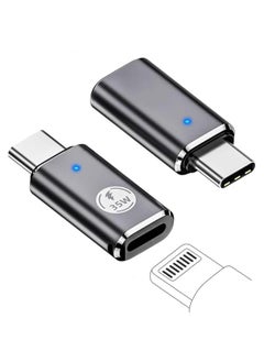USB-C Male to Lightning Female Adapter,for iPhone 15/Pro/Max/Plus,for iPad Air,for Samsung,Support 35W PD Fast Charging&Data Transfer,Type C Charger Connector Cable,Not for Audio/OTG
