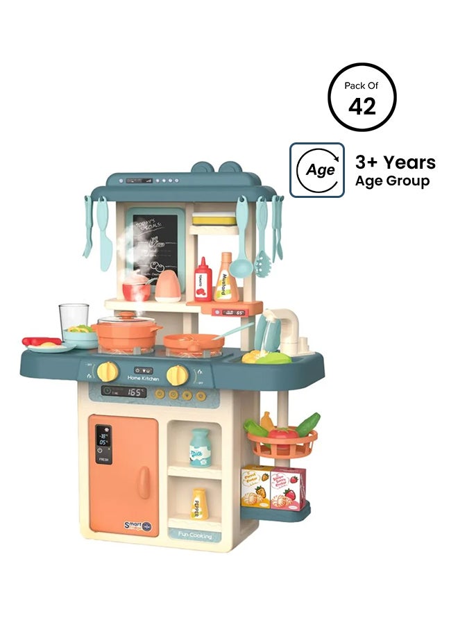 FAMILY CENTER 42-Piece Modern Kitchen Playset - Image 1